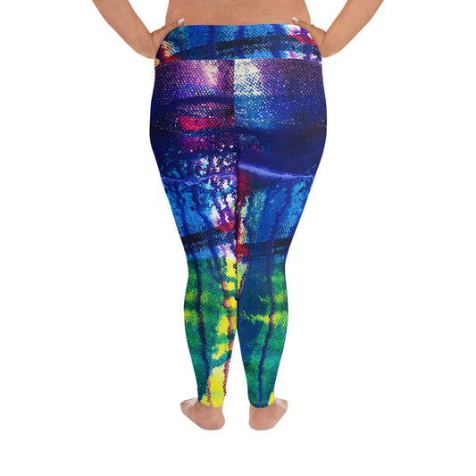 Pride Support All-Over Print Plus Size Leggings
