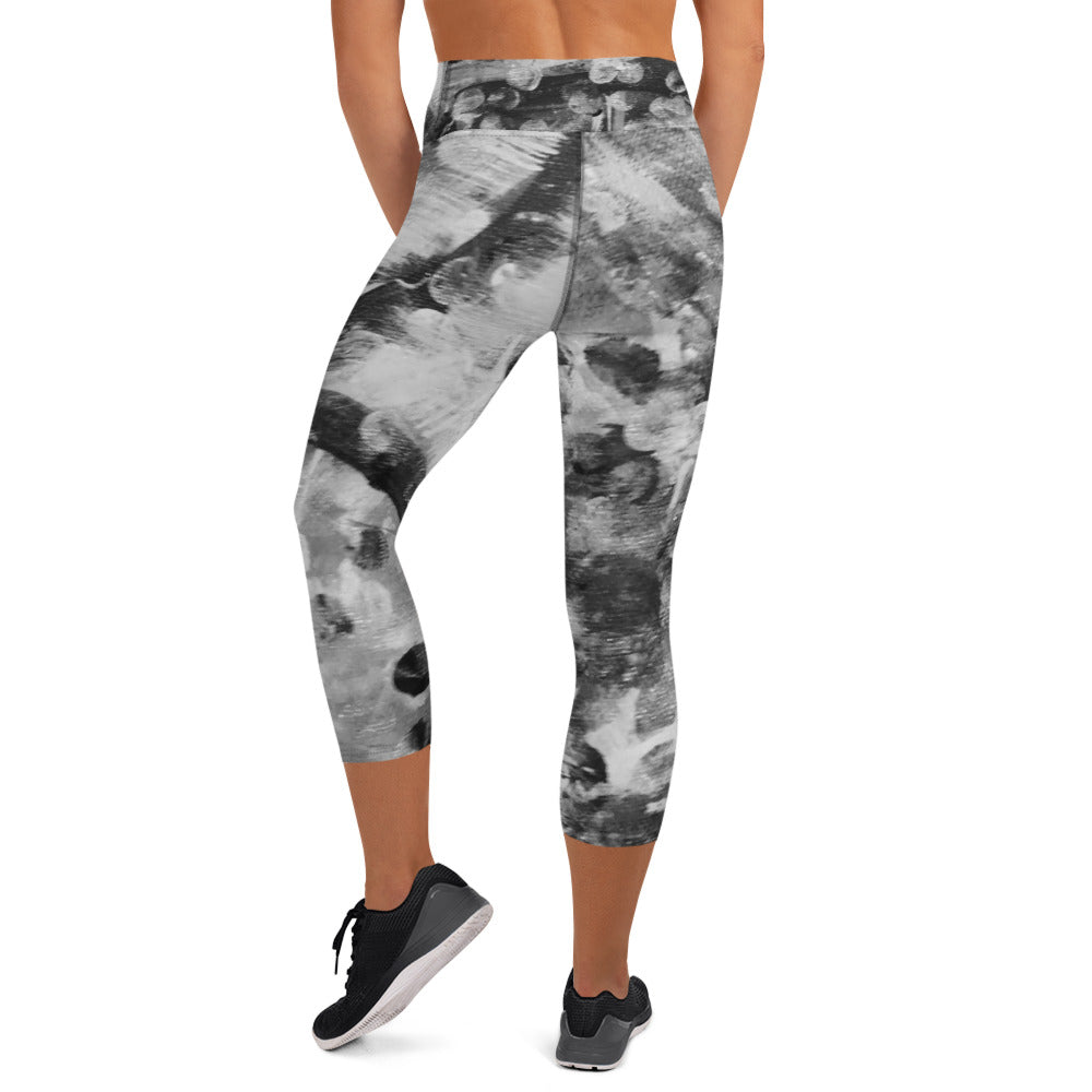 NOT boring neutral Yoga Capri Leggings