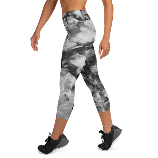 NOT boring neutral Yoga Capri Leggings