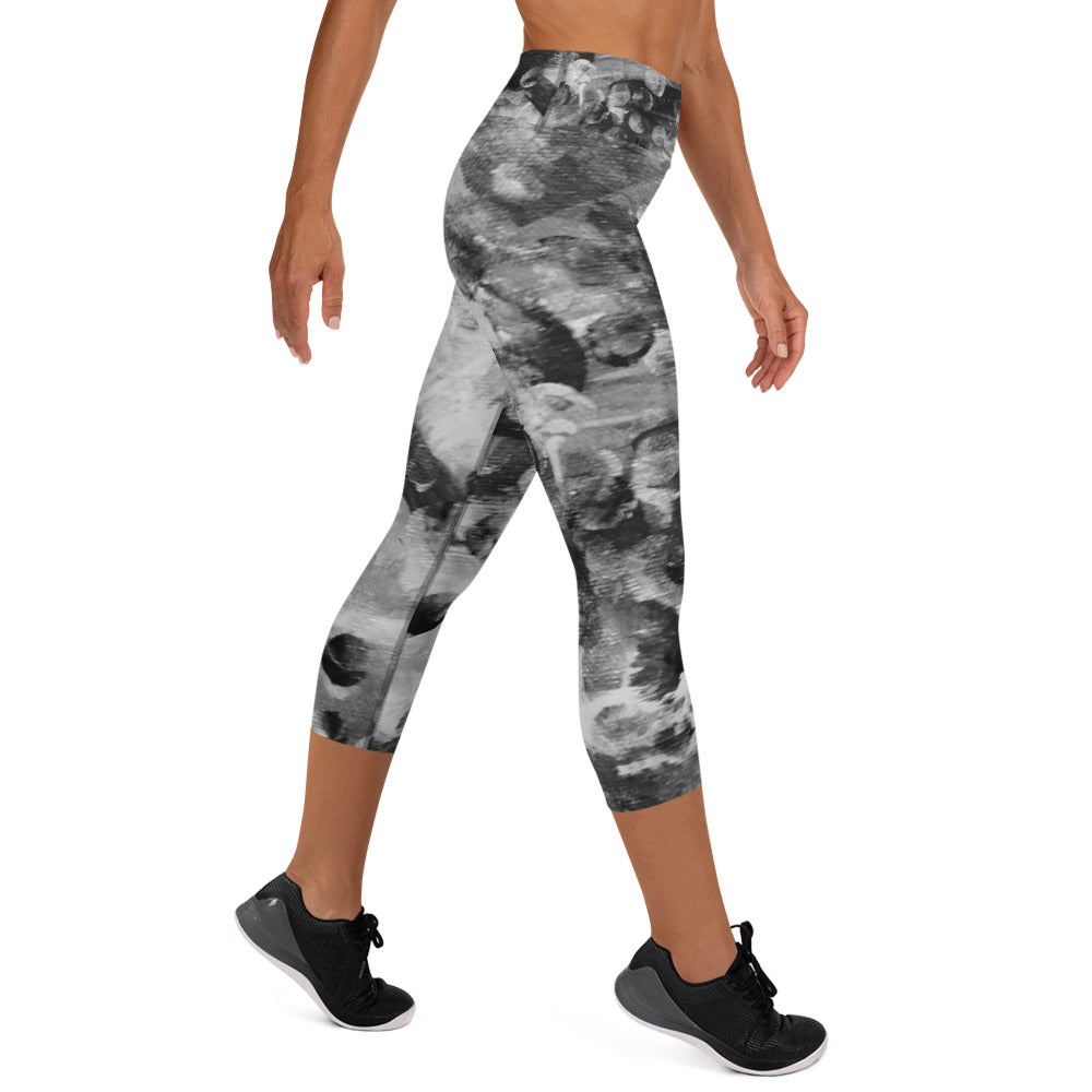 NOT boring neutral Yoga Capri Leggings