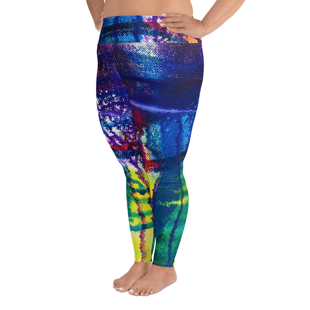 Pride Support All-Over Print Plus Size Leggings