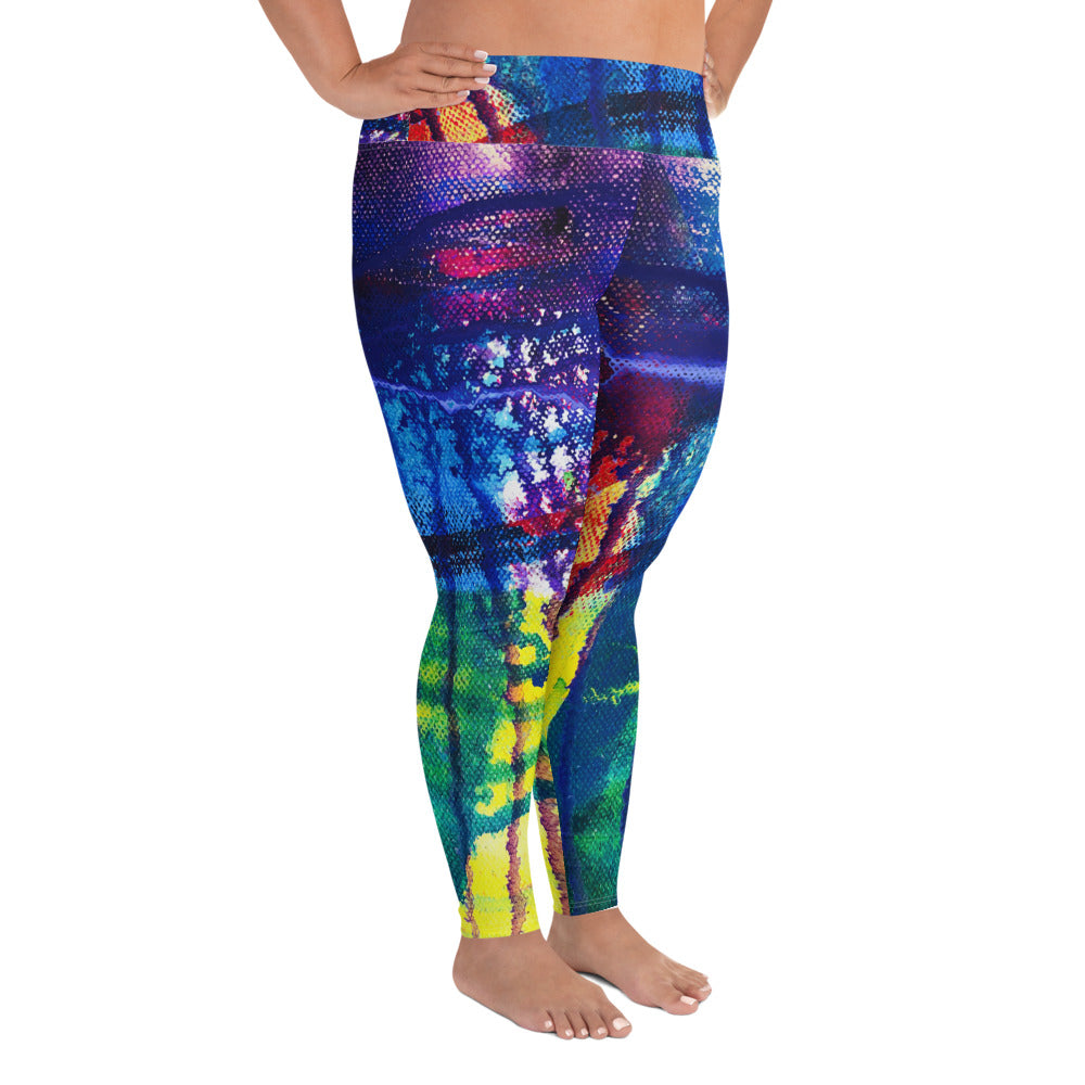 Pride Support All-Over Print Plus Size Leggings