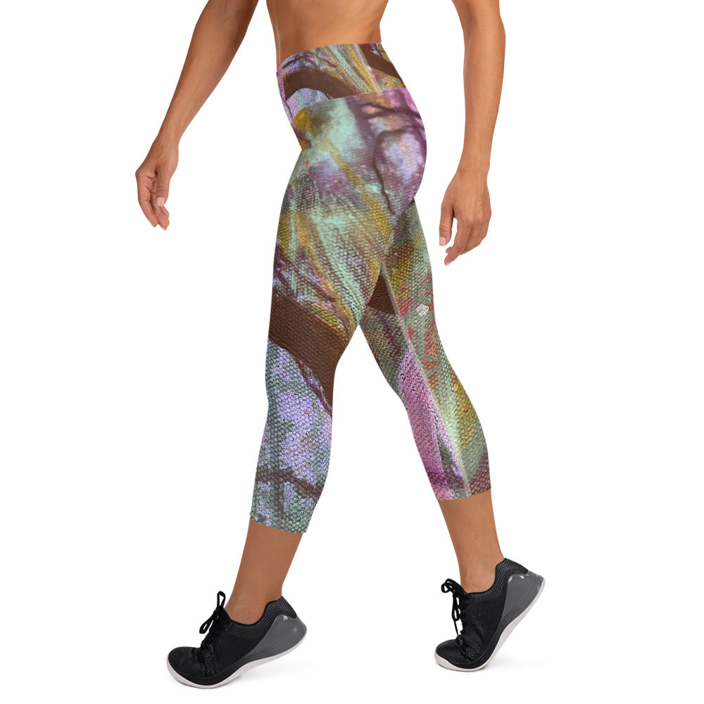 Revelation! Allover Print Yoga Capri Leggings