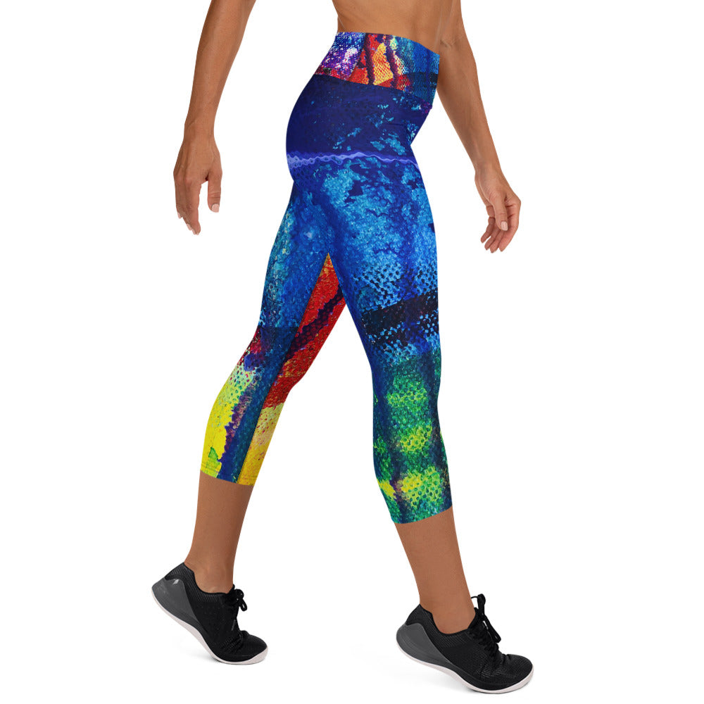 Pride Support All-over Print Yoga Capri Leggings