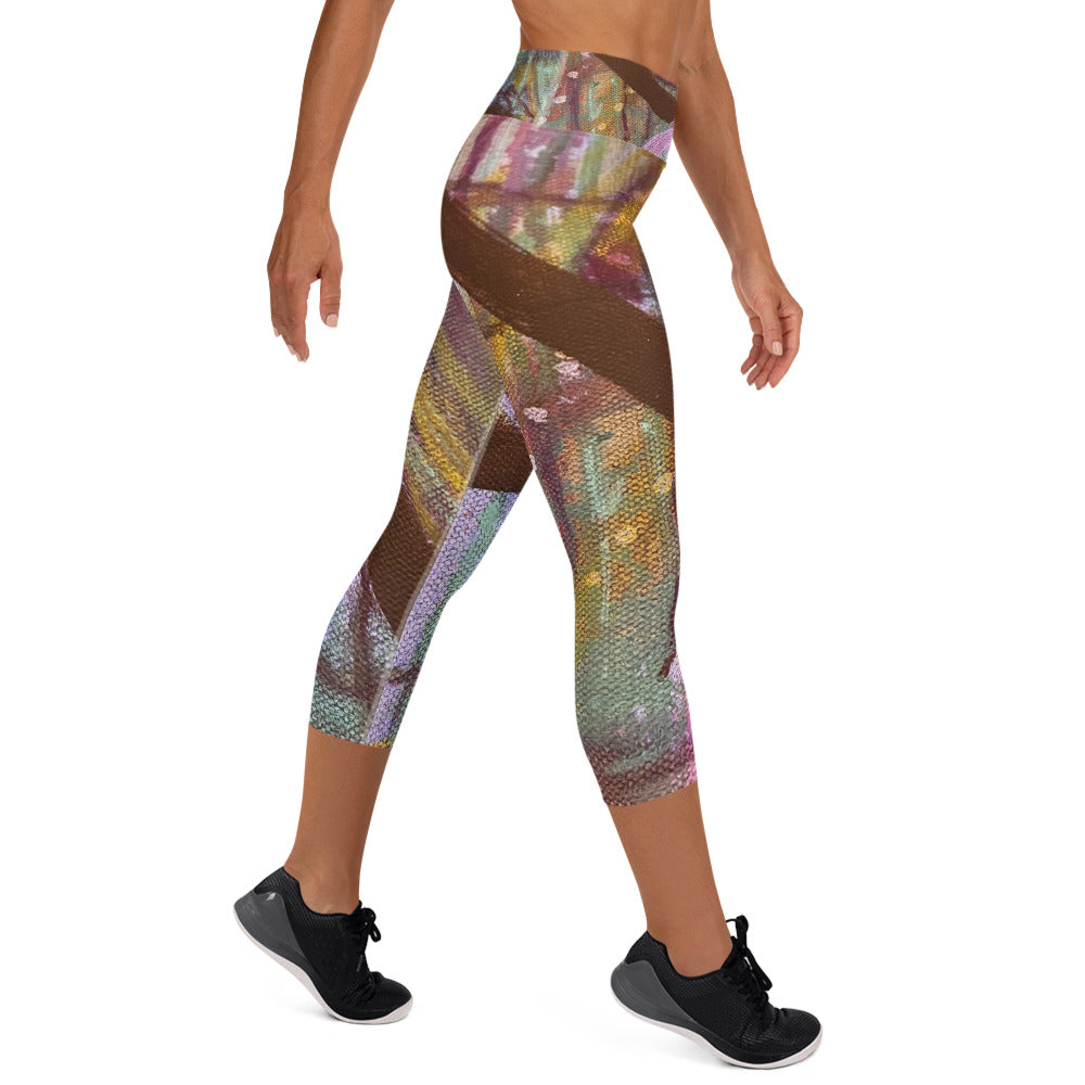 Revelation! Allover Print Yoga Capri Leggings