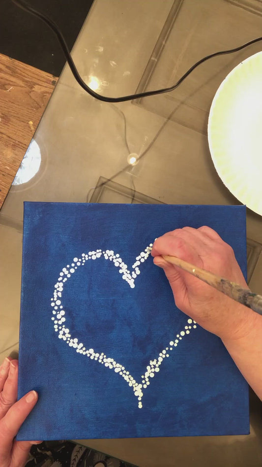 Dove Acrylic Painting on Wrapped Canvas