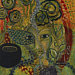 "She Sees Clearly"  Archival Giclee Print. Whimsical Divine Feminine Black Madonna Folk Art Museum quality print